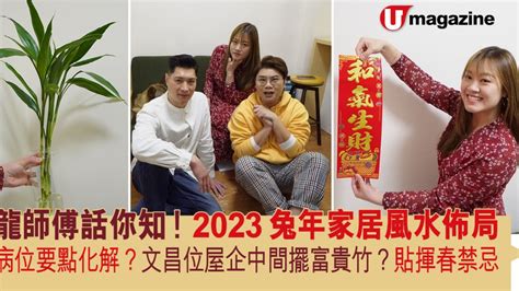 2023病位化解|2023兔年家居風水佈局 龍師傅話你知！ 病位要點化。